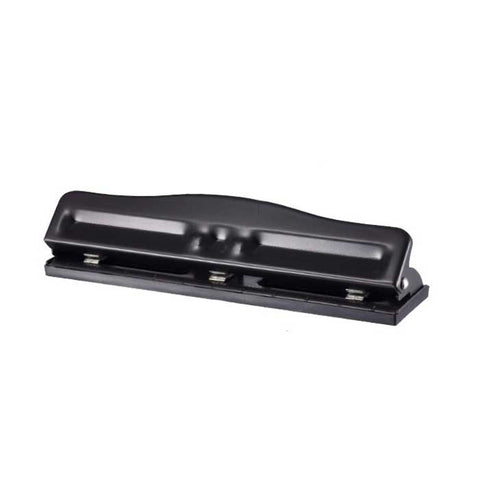KW-TRIO PUNCHER 3HOLE 903 10SHEETS FIXED BLACK